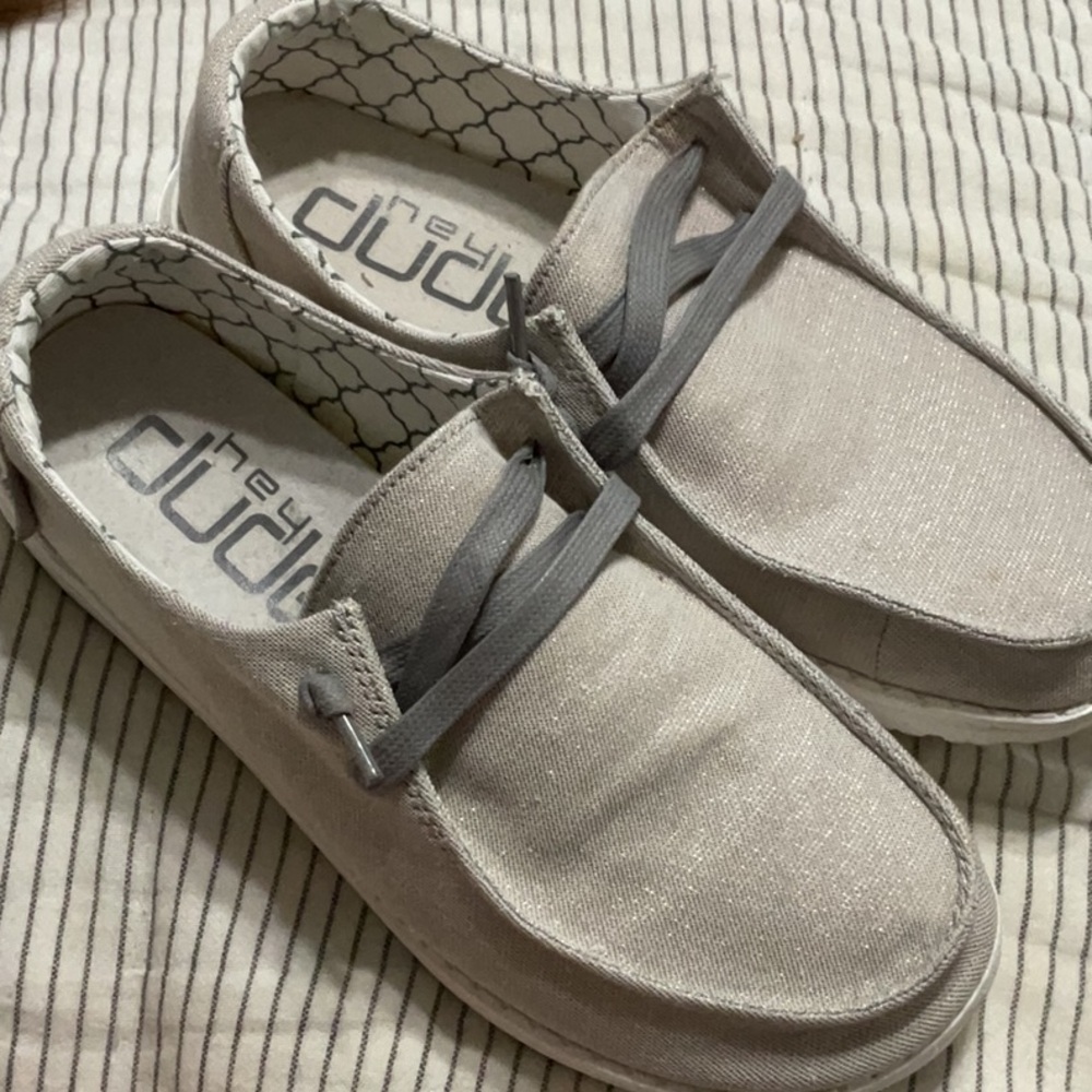 Hey Dude Light Tan Slip-On Shoes